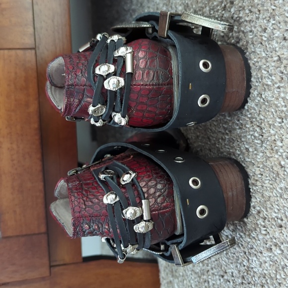 Freebird By Steven Freebird Red Saloon Shoes Booties - Picture 4 of 14